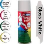 SPRAY PAINT MATT GRAY WHITE